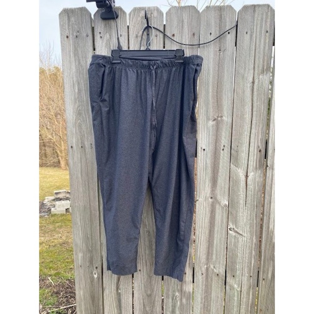 Kirkland Signature Mens Lounge Pajama Pants Charcoal Grey Heather‎ XL Drawstring